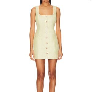 Line & Dot Sunnie Mini Dress in Lemon